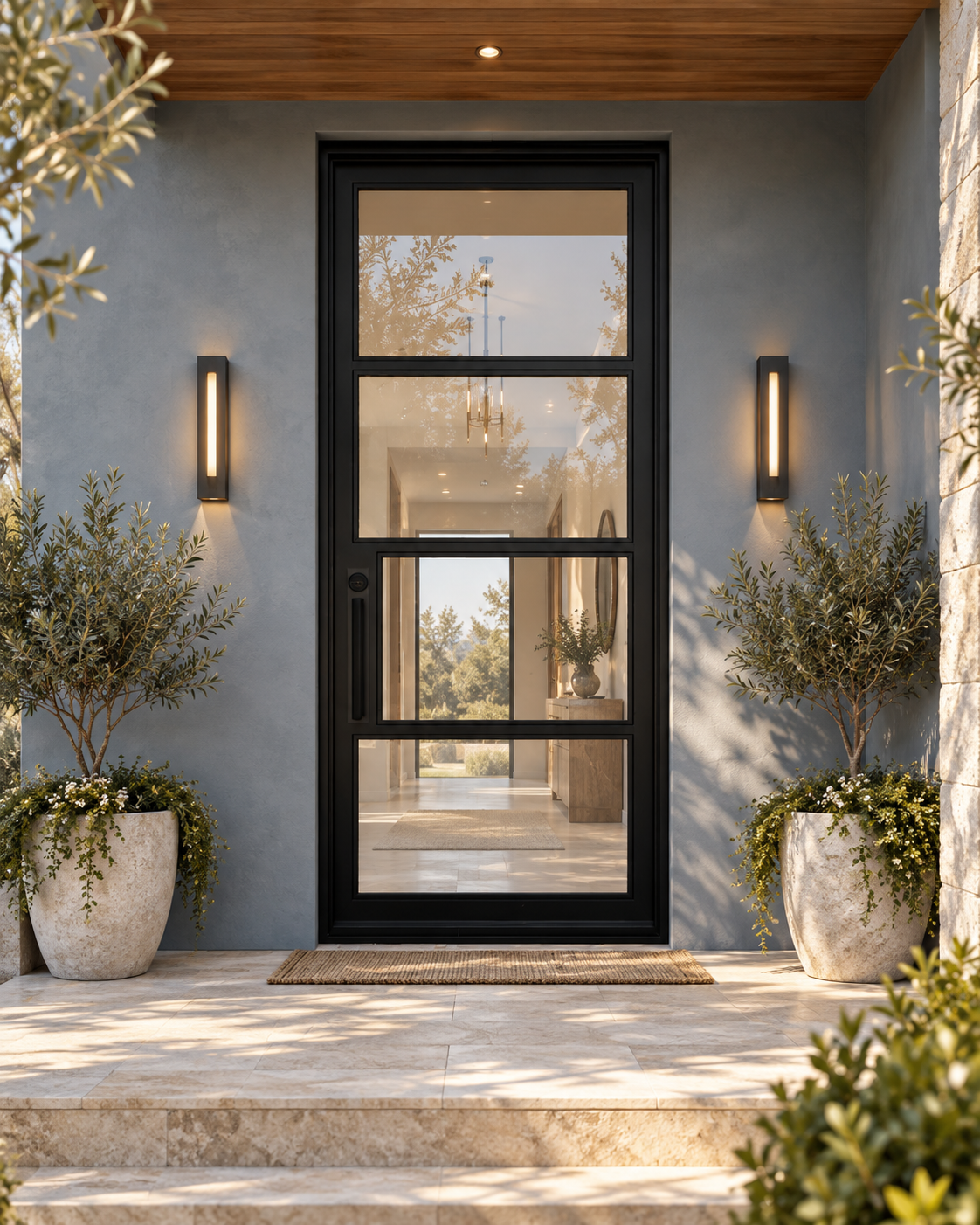 Dubai Single Steel Door — 42"×97" | Ships Now