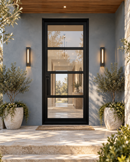 Dubai Single Steel Door — 42"×97" | Ships Now