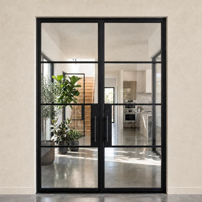 Dubai Double Steel Door — 62"×96.5" | Ships Now